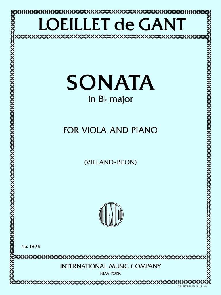 Sonata In B Flat Major Vieland